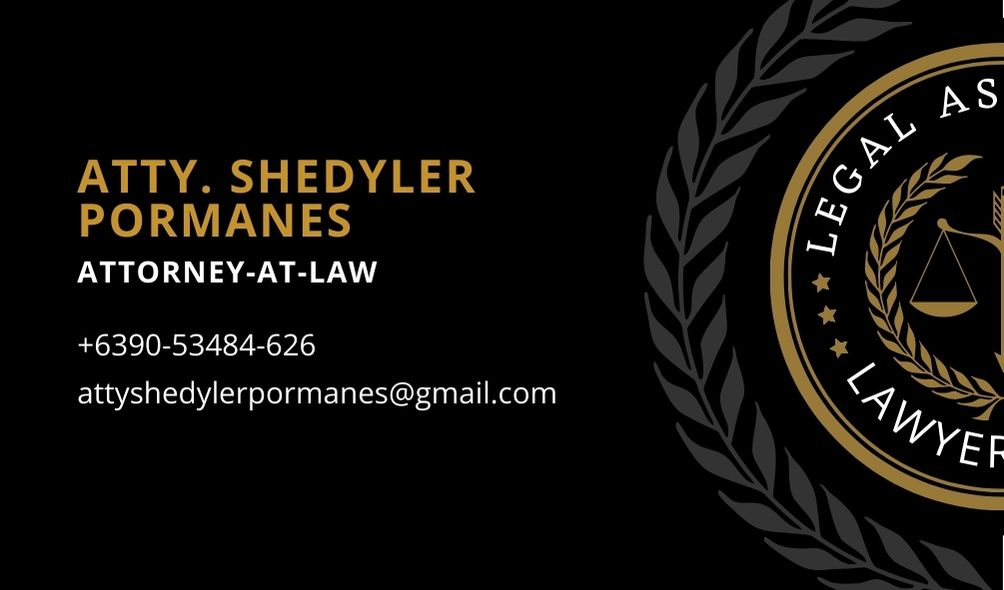 Atty. Shedyler Pormanes Caloocan City